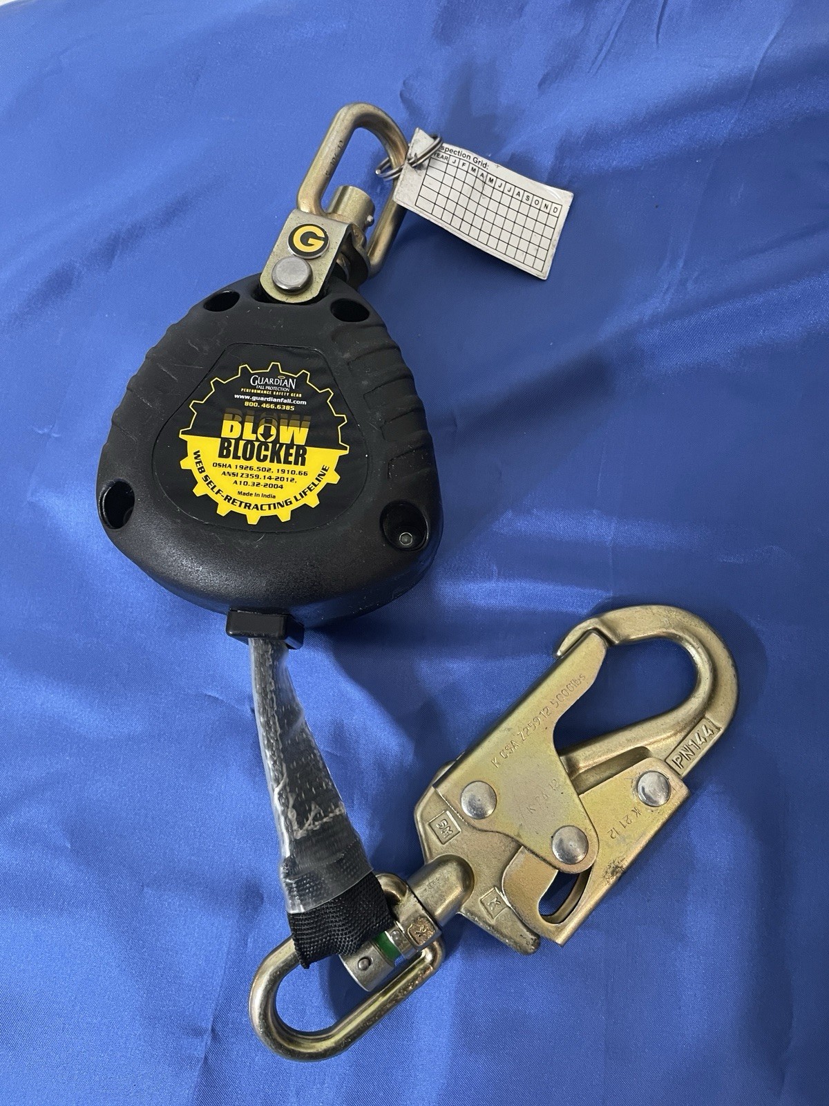 Guardian Model 11005 Blow Blocker 6 foot SLR Retracting Lifeline