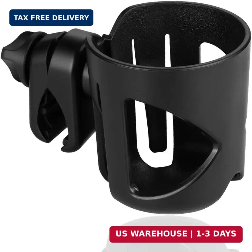 Accmor Universal Walker Cup Holder, Wheelchair Cup Holder, 360° Rotatable Bottle