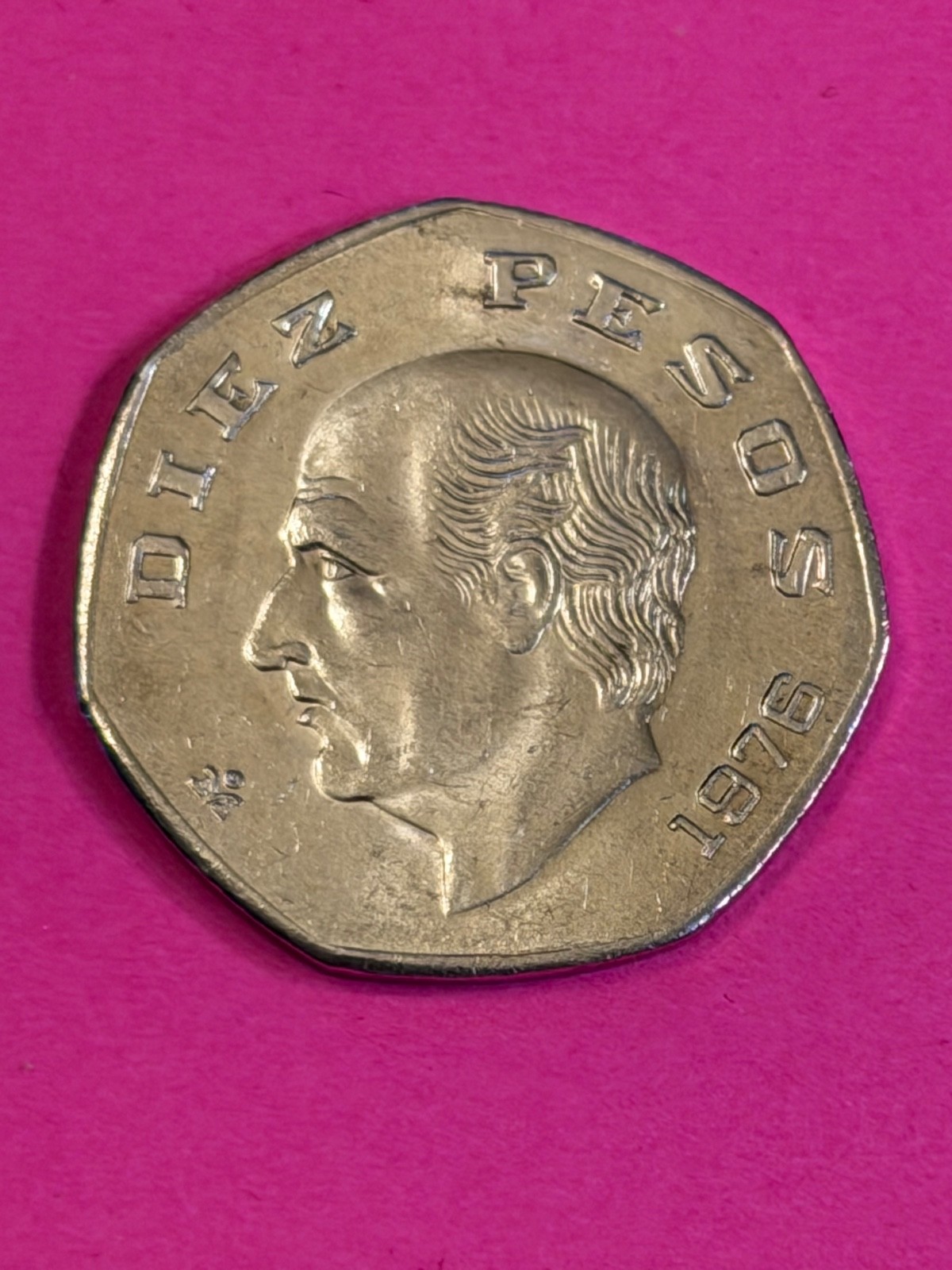 COIN MEXICO 1976 DIEZ PESOS  FREE SHIPPING