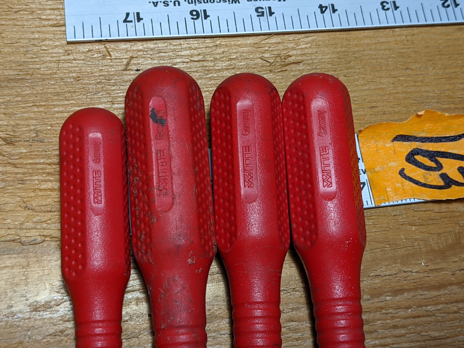 4pc MATCO Witte Electrician Insolated Screwdriver Set 1000v