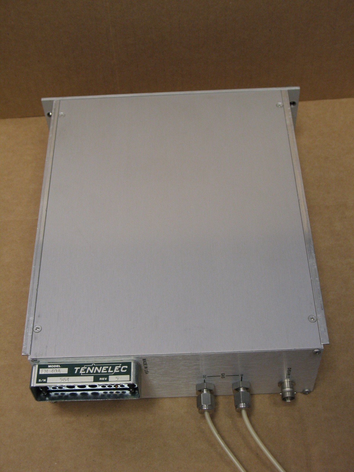 TENNELEC FM 40A FLOWMETER NIM BIN MODULE PLUG IN