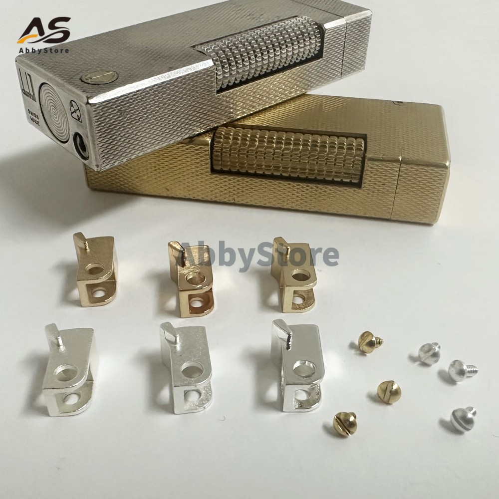for Dunhill Rollagas lighter Flint holder housing Reverse thread wheel screw