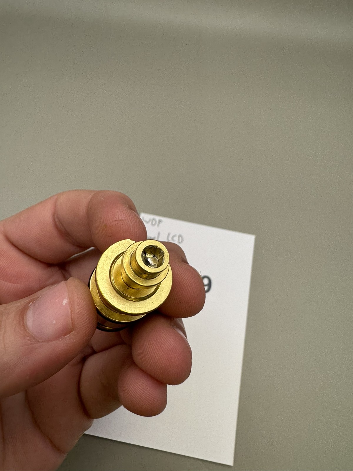 WDP Angel LCD LPR Brass