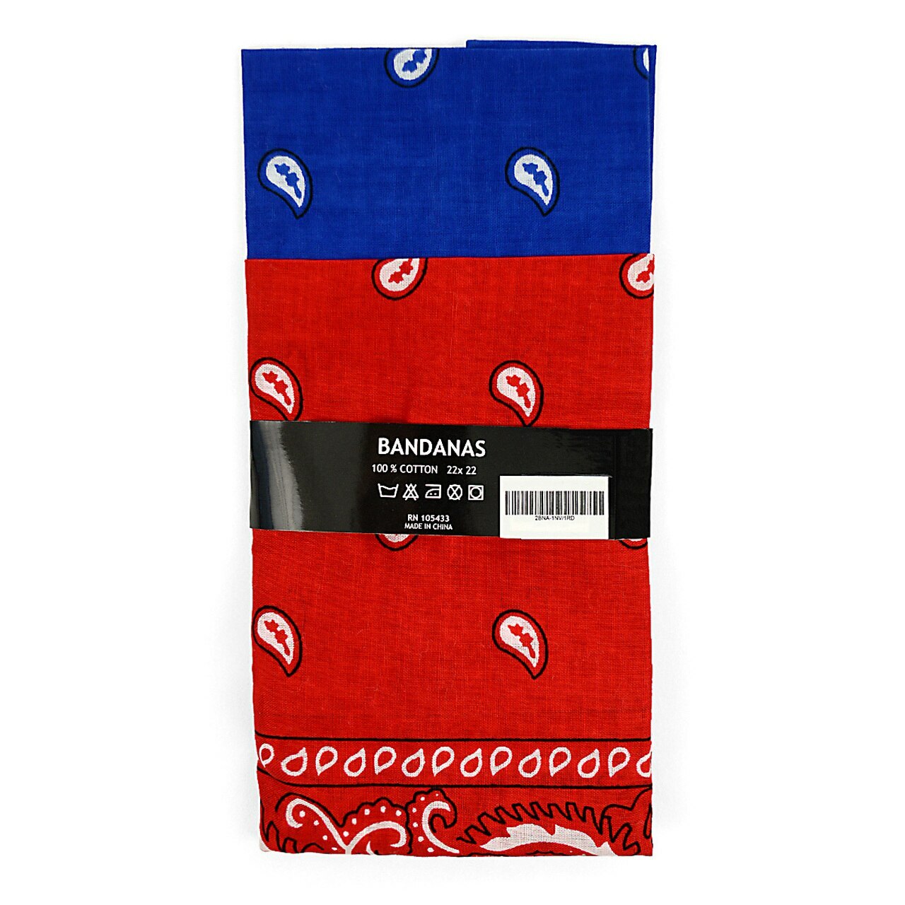 Bandana Navy & Red Duo Pack