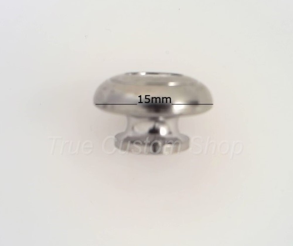 True Custom Shop® Chrome Oversized 15mm Strap Buttons for Gibson Guitars