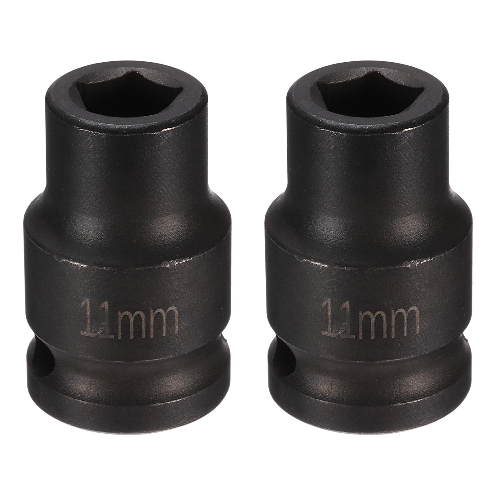 2pcs Pentagon Socket 1/2" Drive 11mm 5 Point Socket 1.5" Long Cr-MO Steel