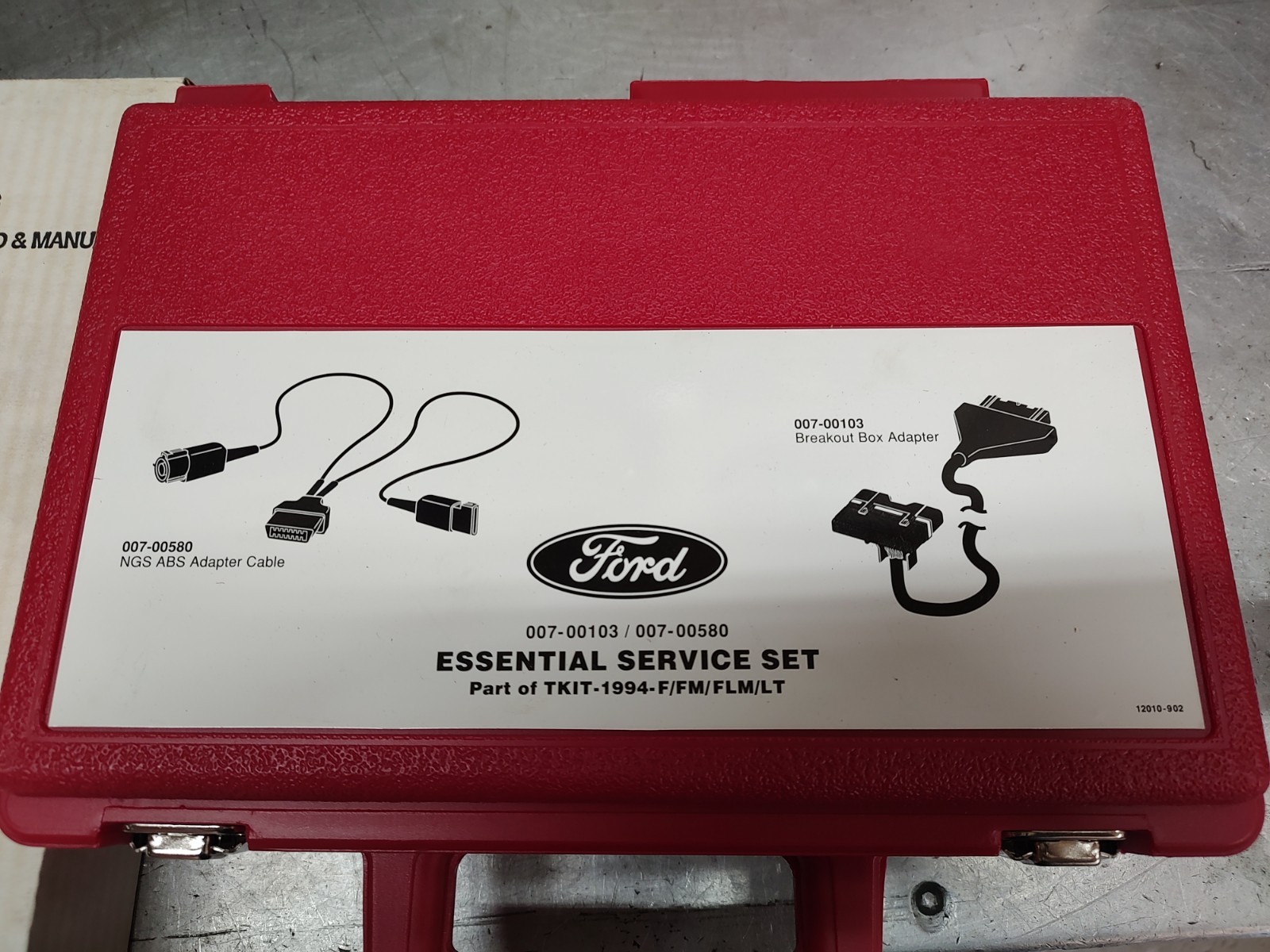 NOS 1994 Ford Essential Service set TKIT-1994-F/FM/FLM/LT overlays card adapters