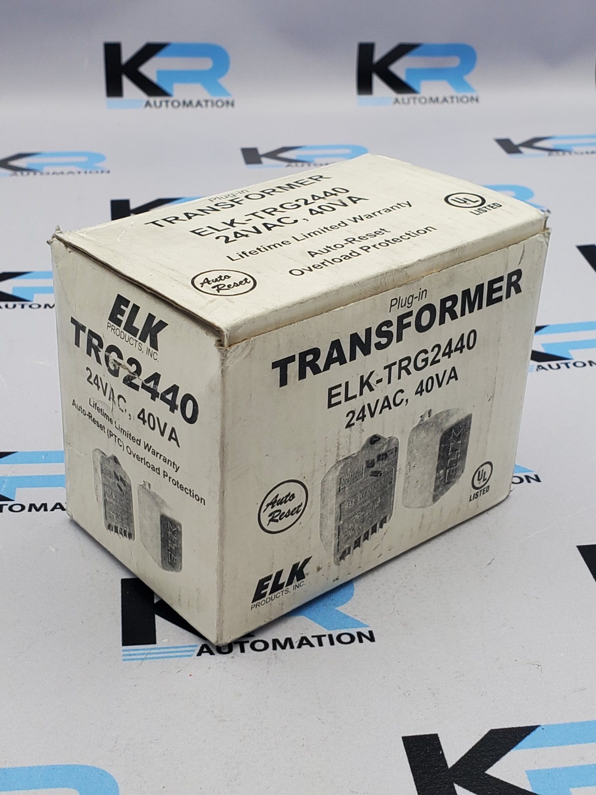 ELK ELK-TRG2440 24VAC 40VA Plug-In Tranformer Auto reset Overload Protection