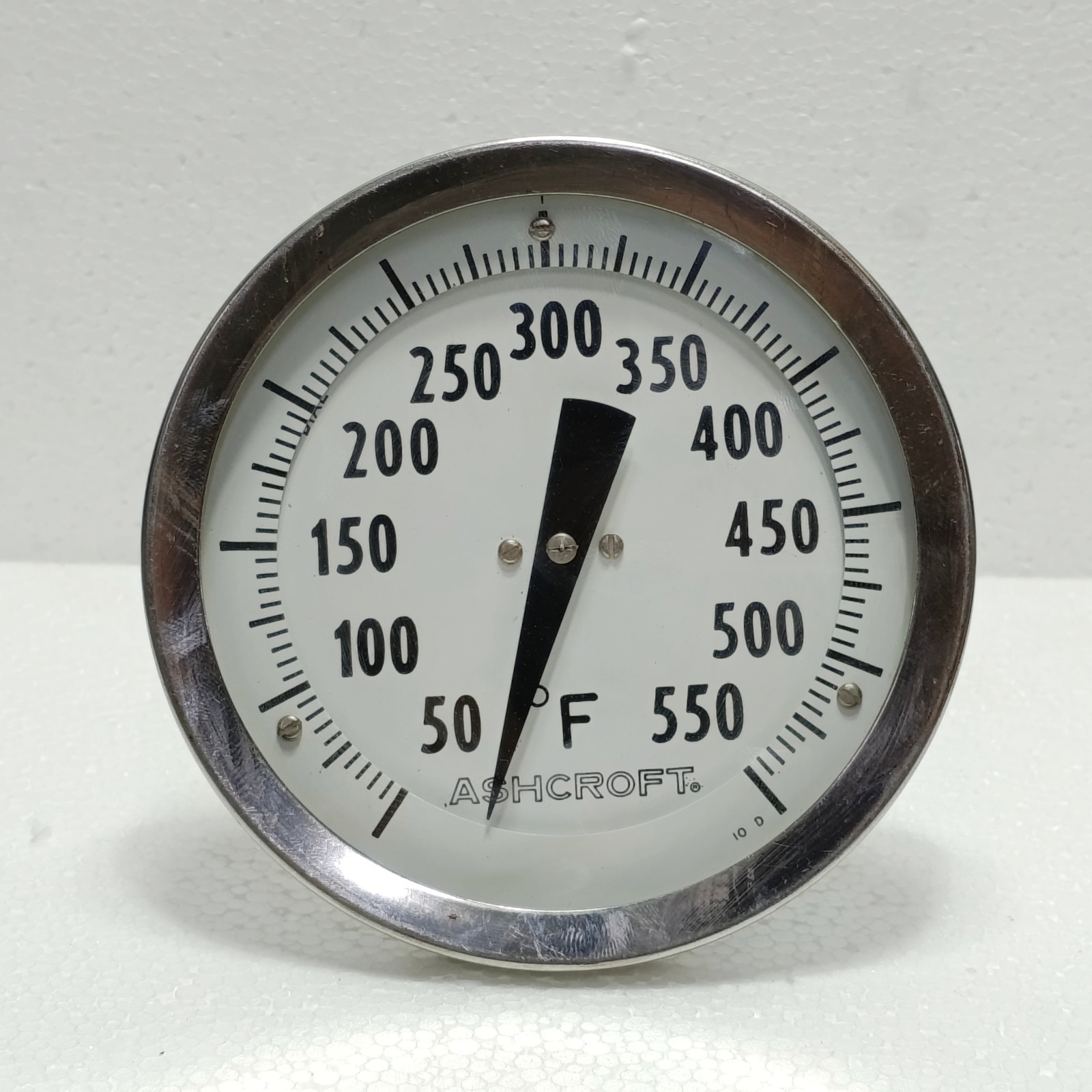 ASHCROFT Bimetal Thermometer 50-550F 5inch Dial 1/2NPT Rear Mount NEW NOBOX