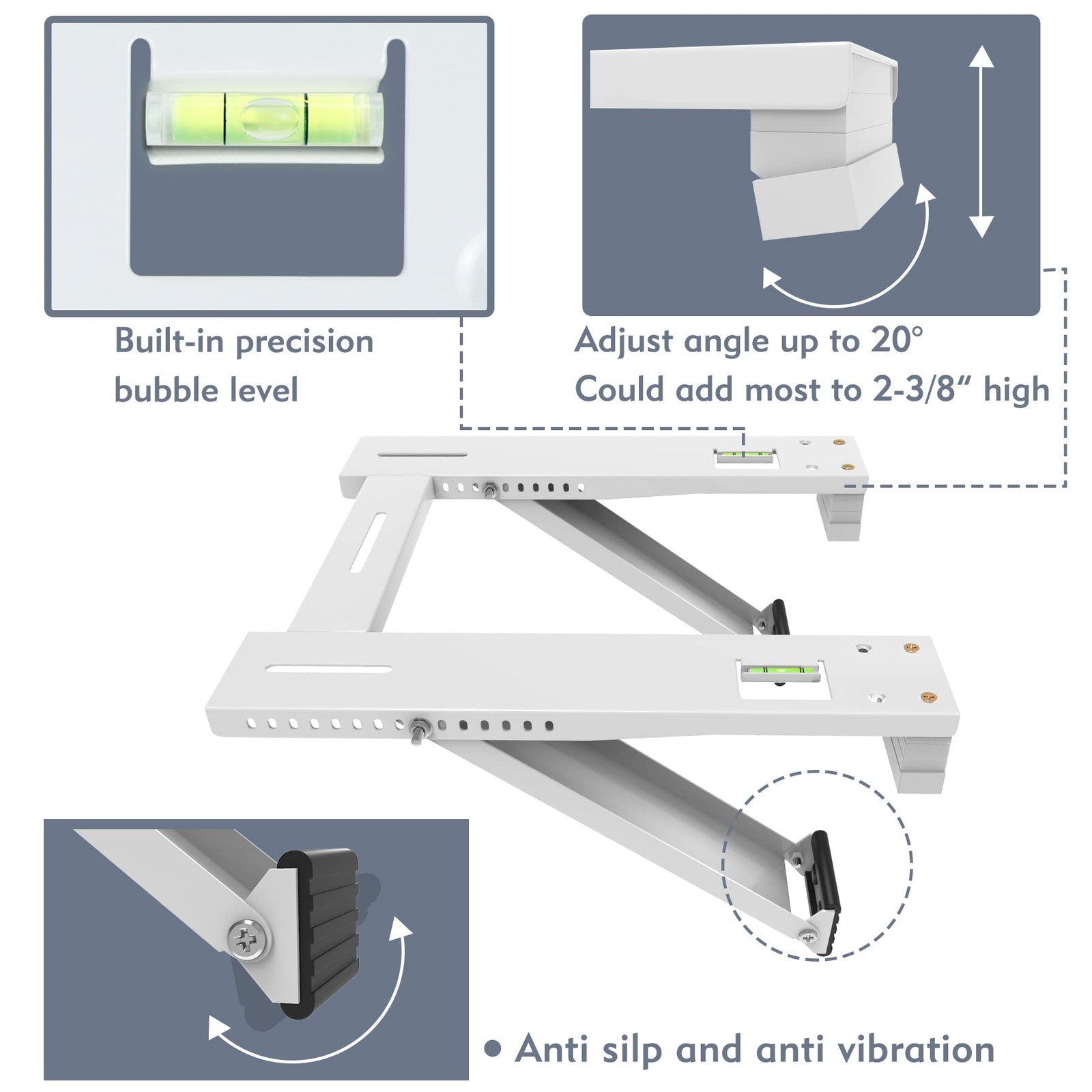 Flamorrow Window Air Conditioner Bracket Heavy Duty Air Conditioner Support