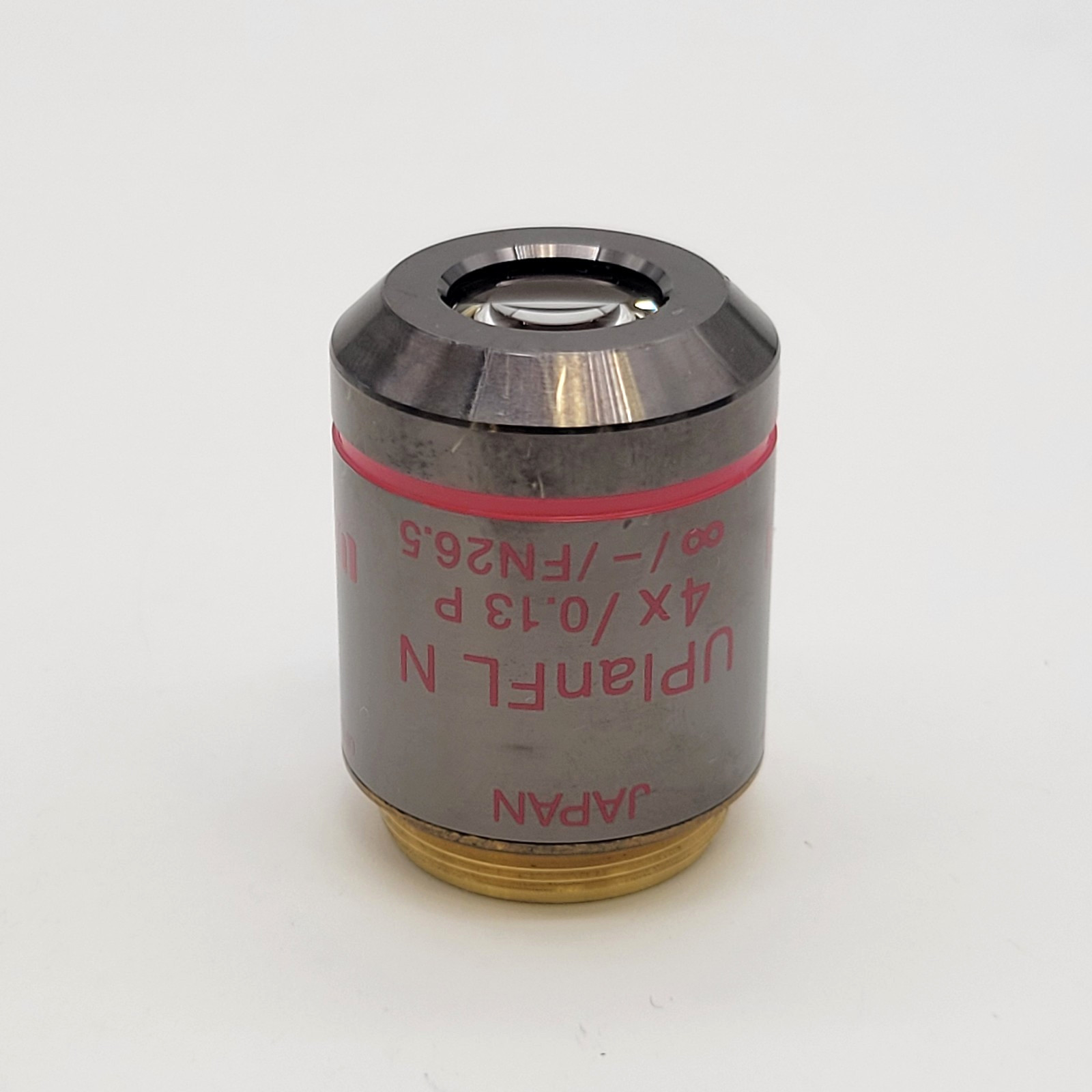 Olympus Microscope Objective UPlanFL N 4x P Pol