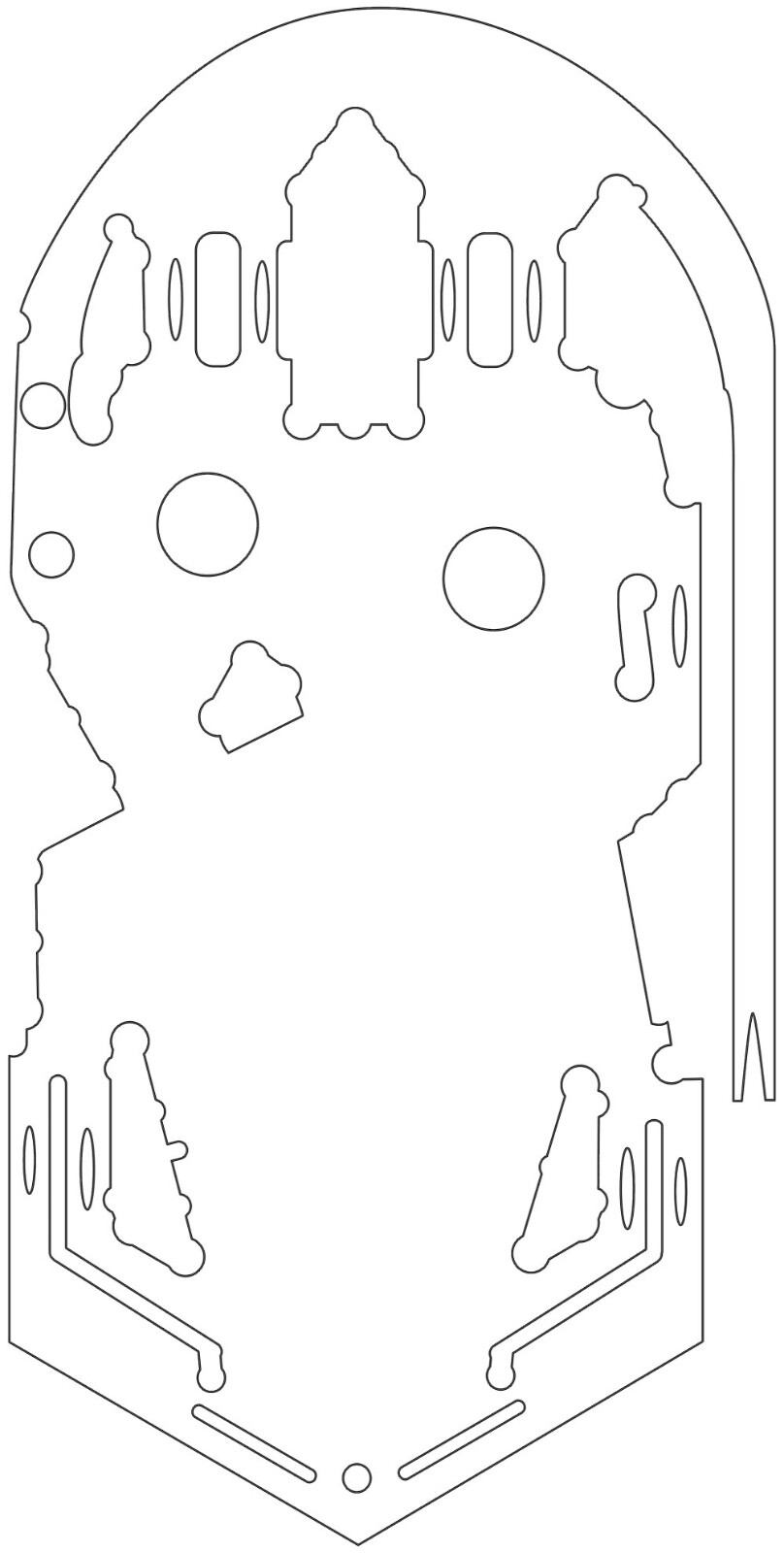 Playfield Protector for Gottlieb - Buck Rogers Pinball Machine