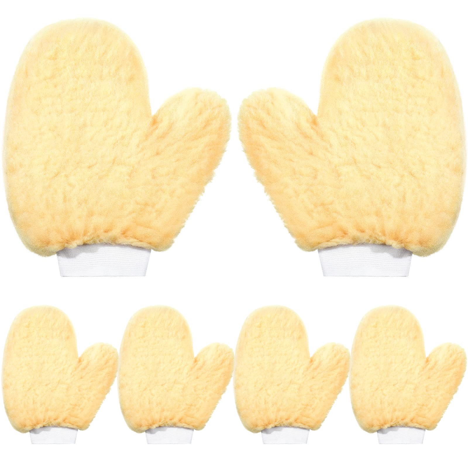 6 Pcs Paint Mitt Gloves for Painting Railing Pipe Fence with Thumb,painters M...