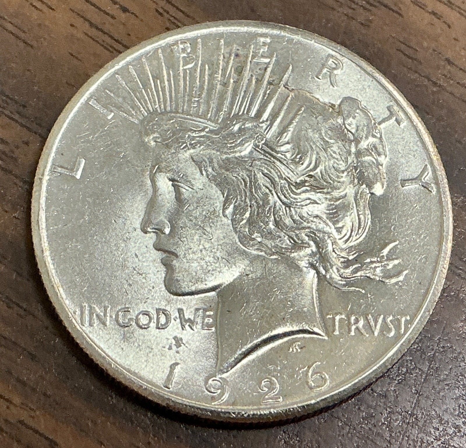 1926 - $1 Peace Silver Dollar - BU.