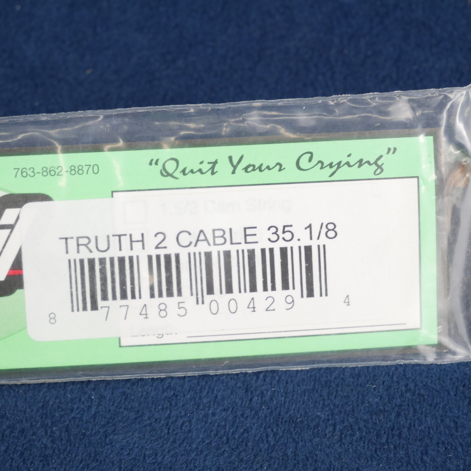 Vapor Trail SPLIT CABLE Green Brown TRUTH 2 CABLE 35 1/8” 34590