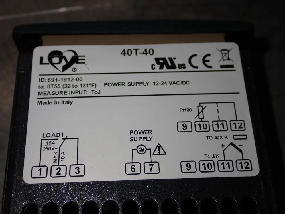 LOVE CONTROLS CONTROL 40T-40