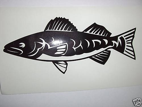 Fish Decal Sticker Fishing Fishing m19