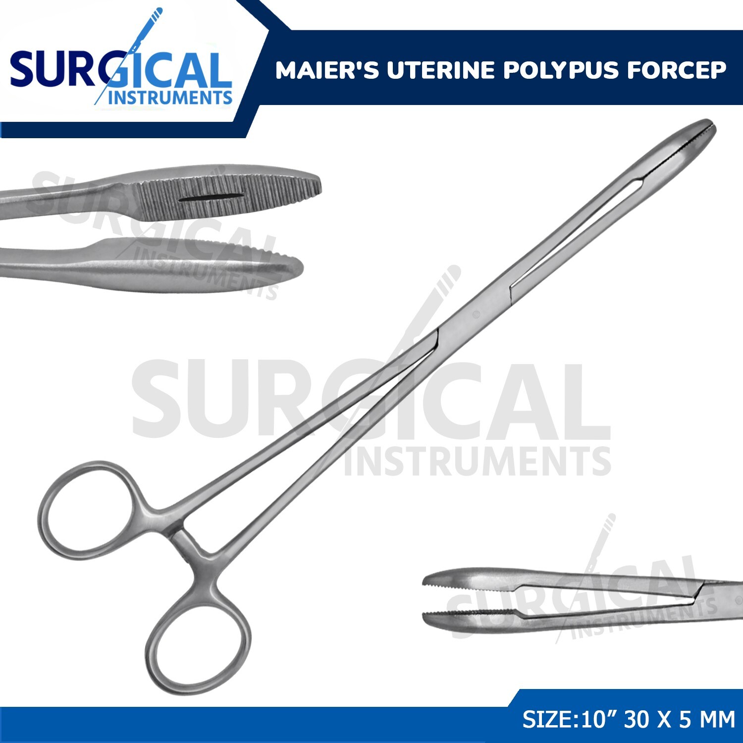 Maier's Uterine Polypus Forcep Surgical Ob/Gyne,Instruments German Grade