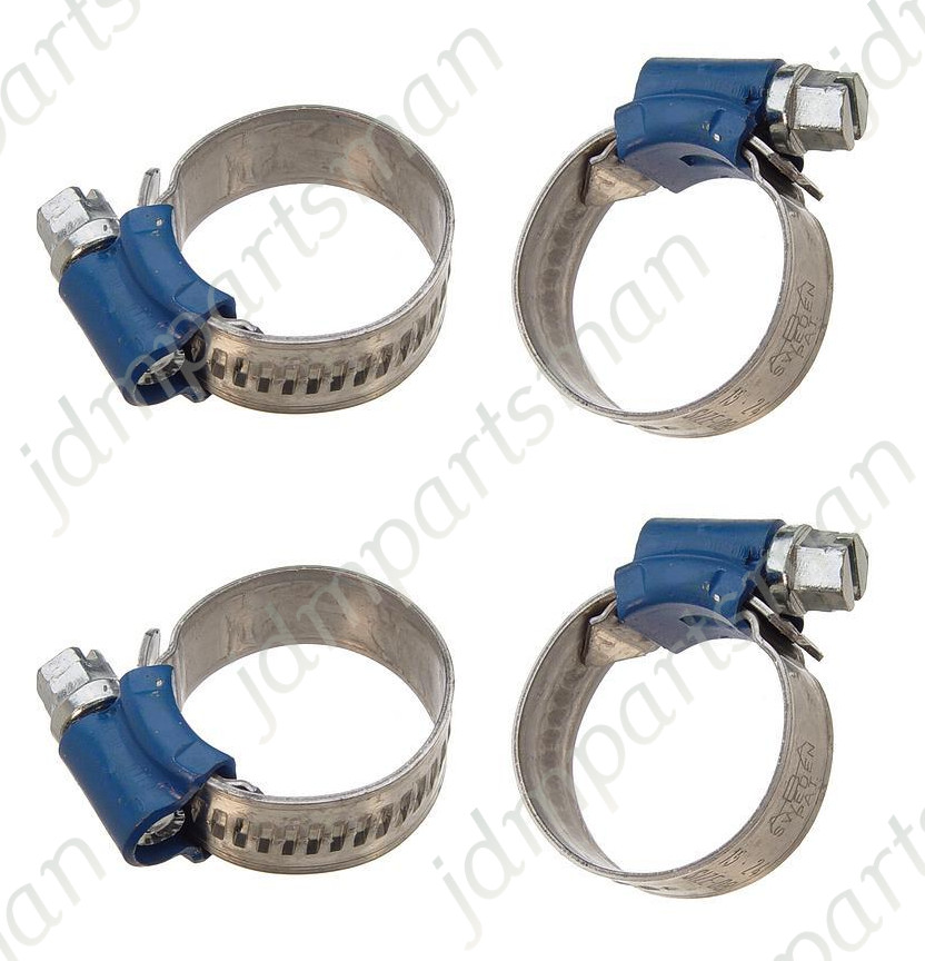 Narrow Band 12mm Steel Hose Clamp 15-24mm - Made in Sweden Pack of 4  30024