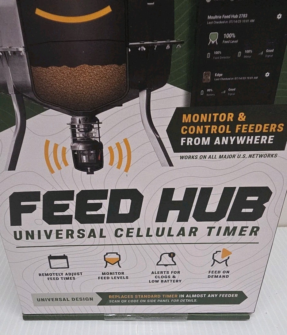 Moultrie Mobile Feed Hub Universal Cellular Timer - New Sealed Box