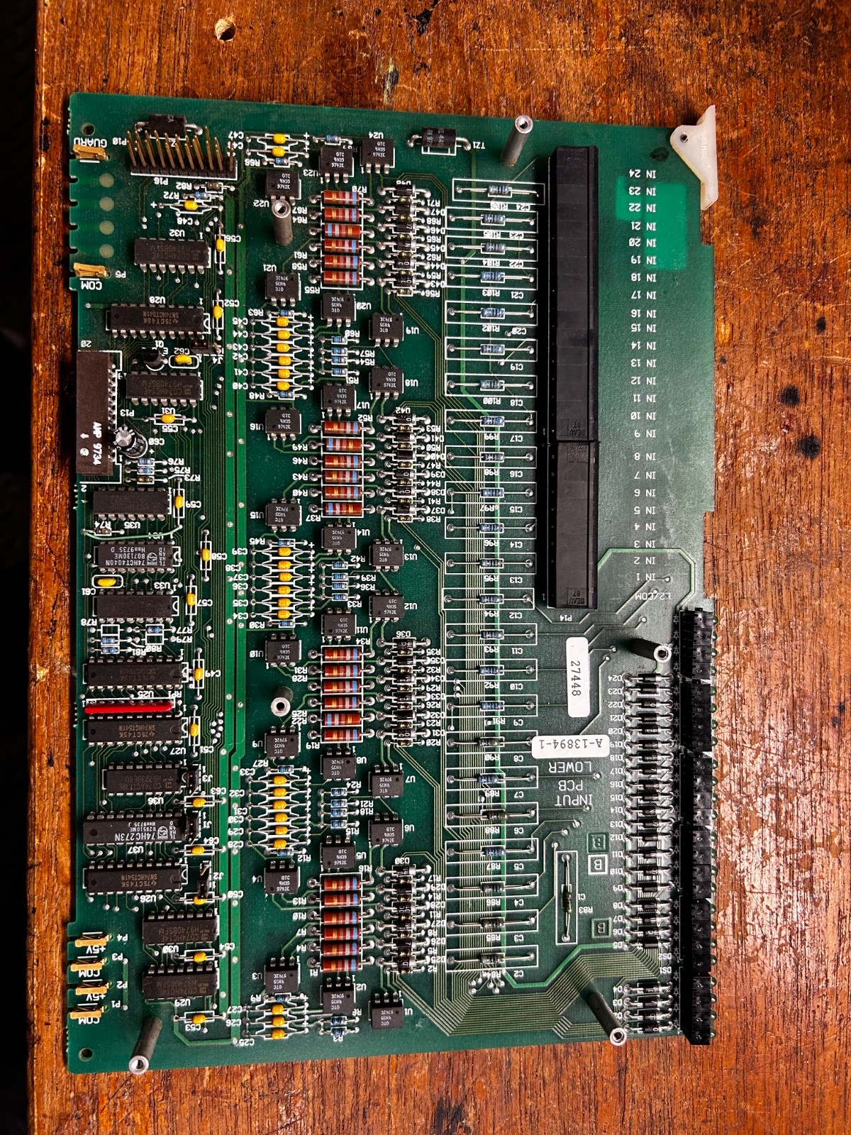 Barber Colman Lower PCB Input Card A-13962-1 fully working condition