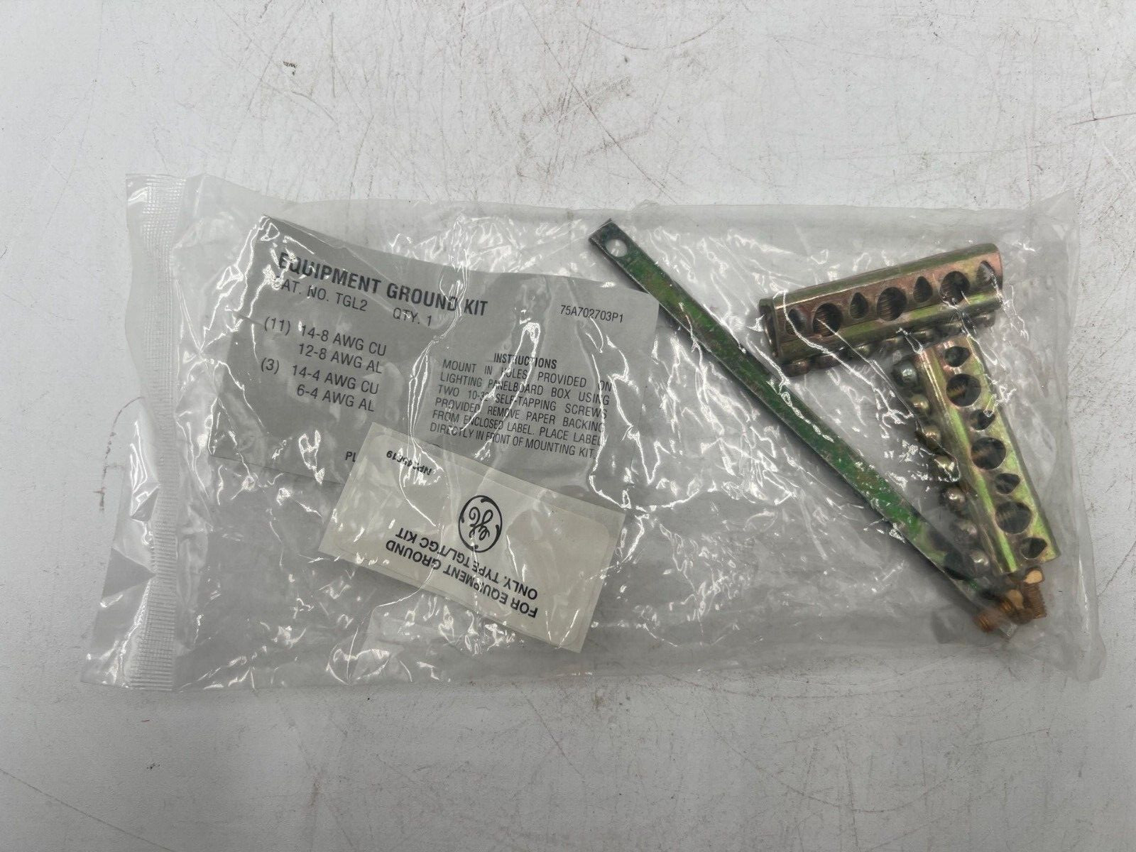 GE TGL2 Ground Bar Kit Powermark Gold And Plus Load Centers 600A