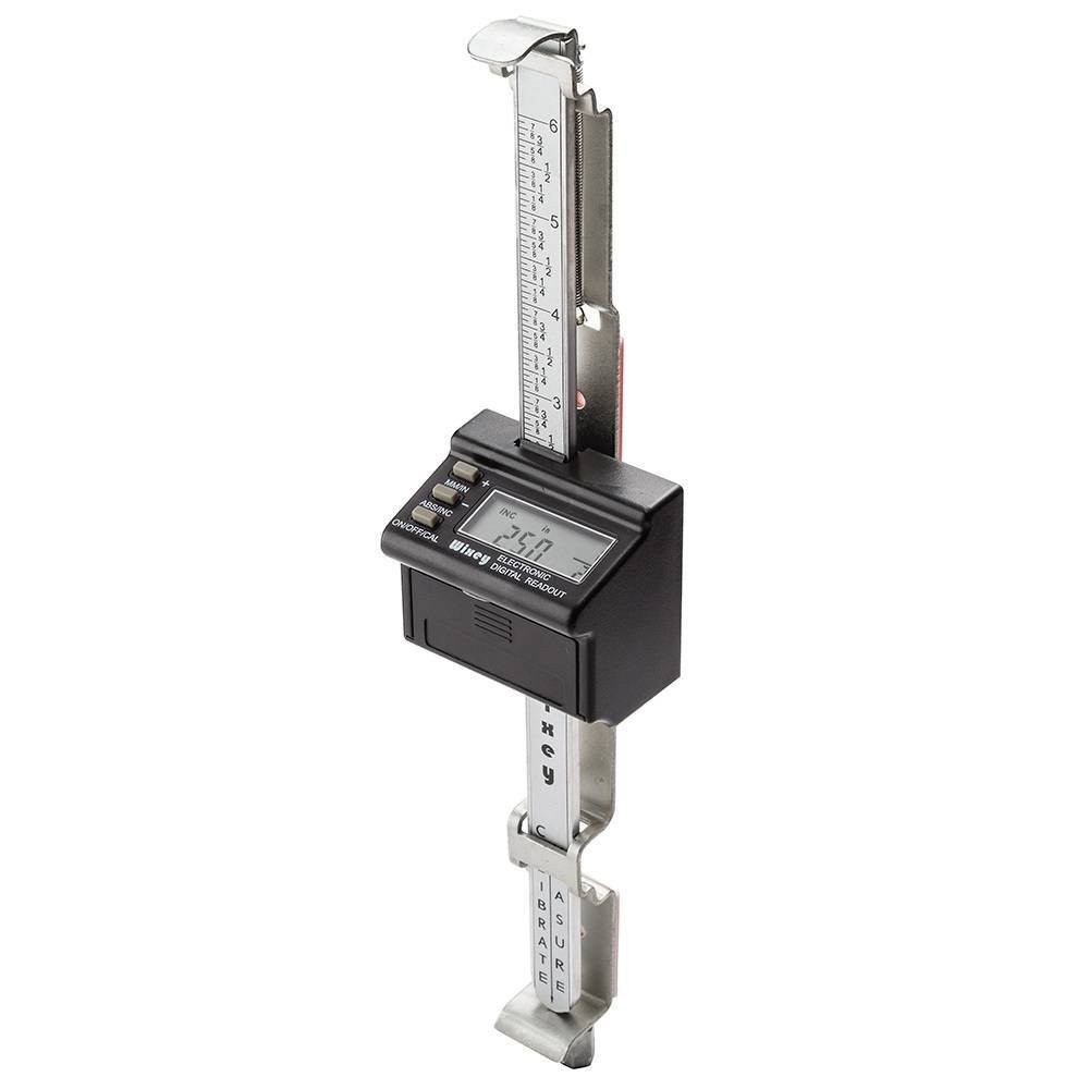 Wixey Digital Planer Gauge – Electronic Digital Readout Thickness Measuring ...