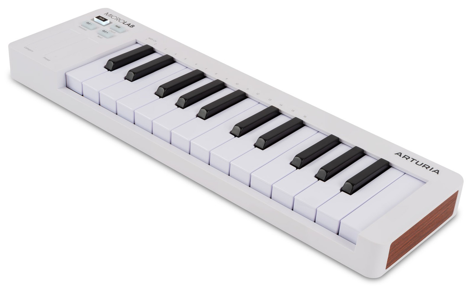 Arturia MICROLAB MK3 White 25-Key MIDI USB Keyboard Controller+Pro Software