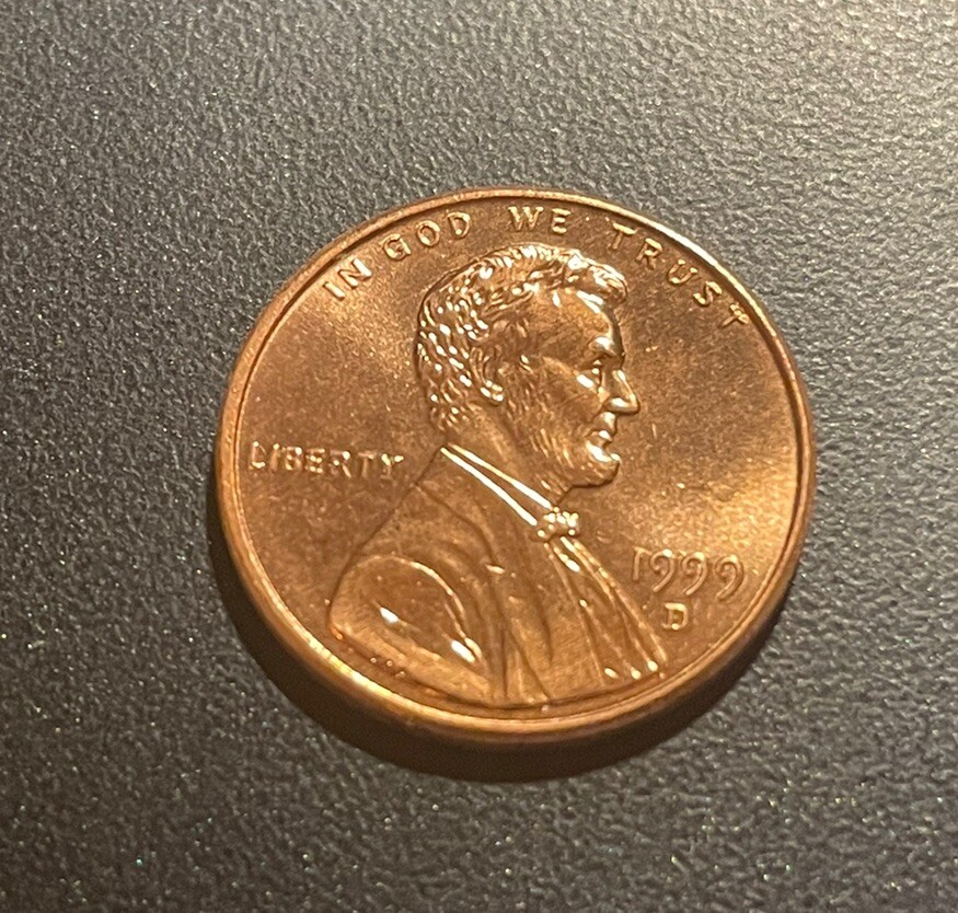 1999 D - LINCOLN CENT- GEM BU  from Mint Set