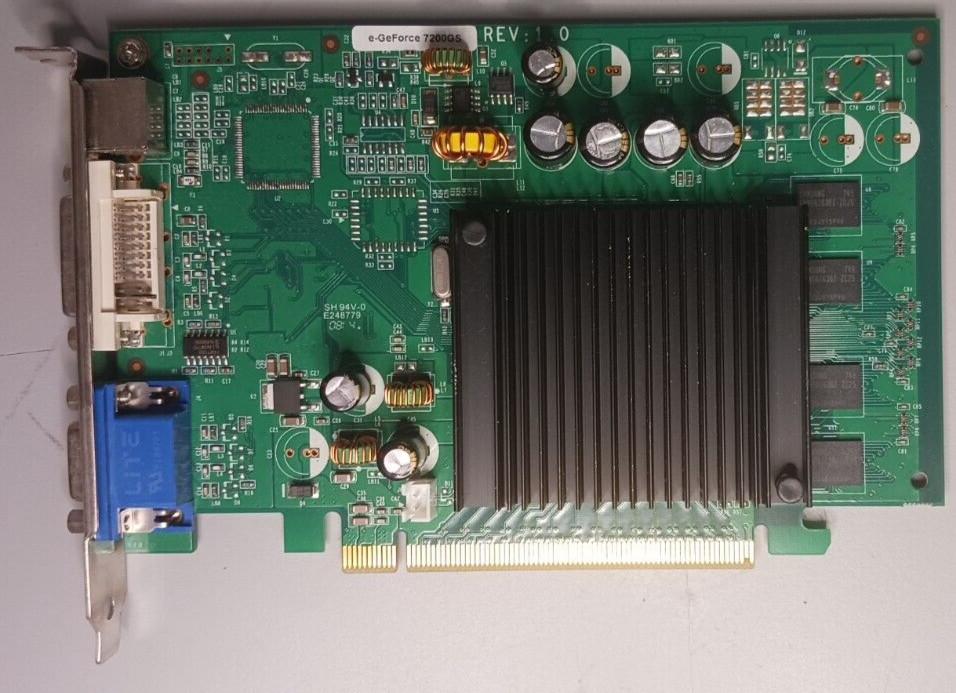 EVGA NVIDIA GeForce 7200 GS 128-P2-N428-LR 128MB DDR2 SDRAM