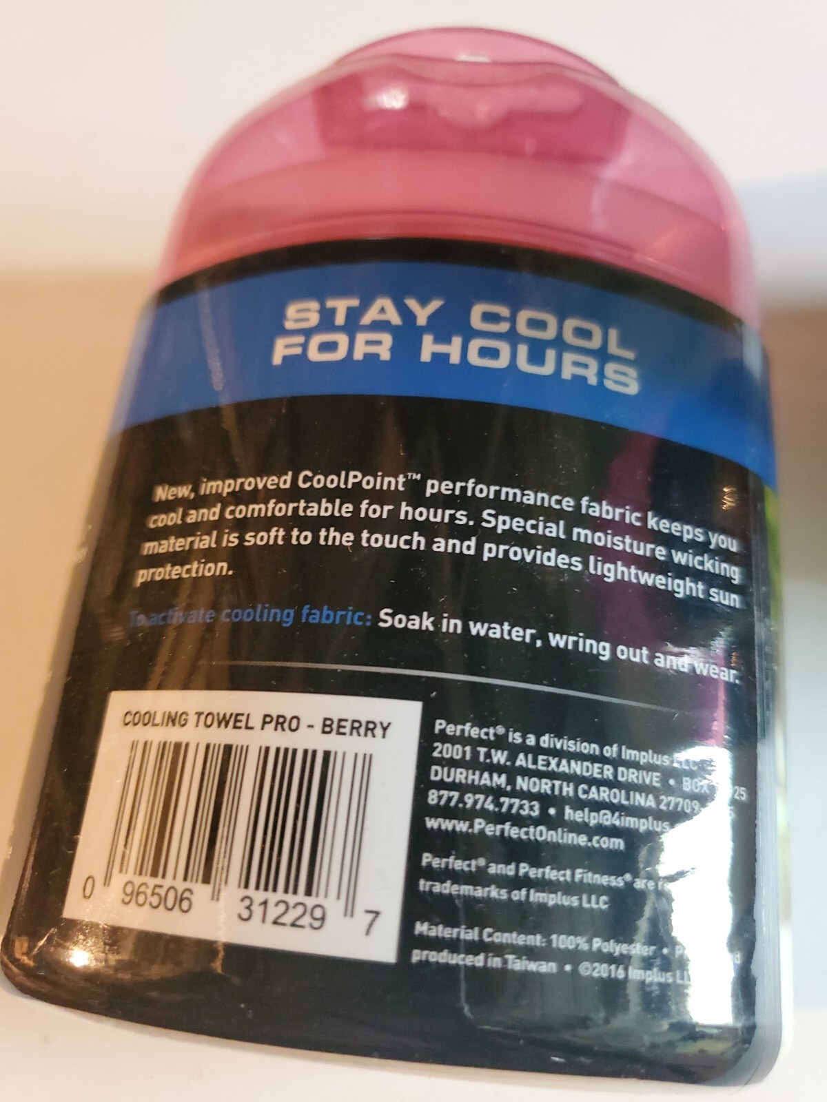 3 New Perfect Cooling Towel Pro - Coolpoint Technology - Berry