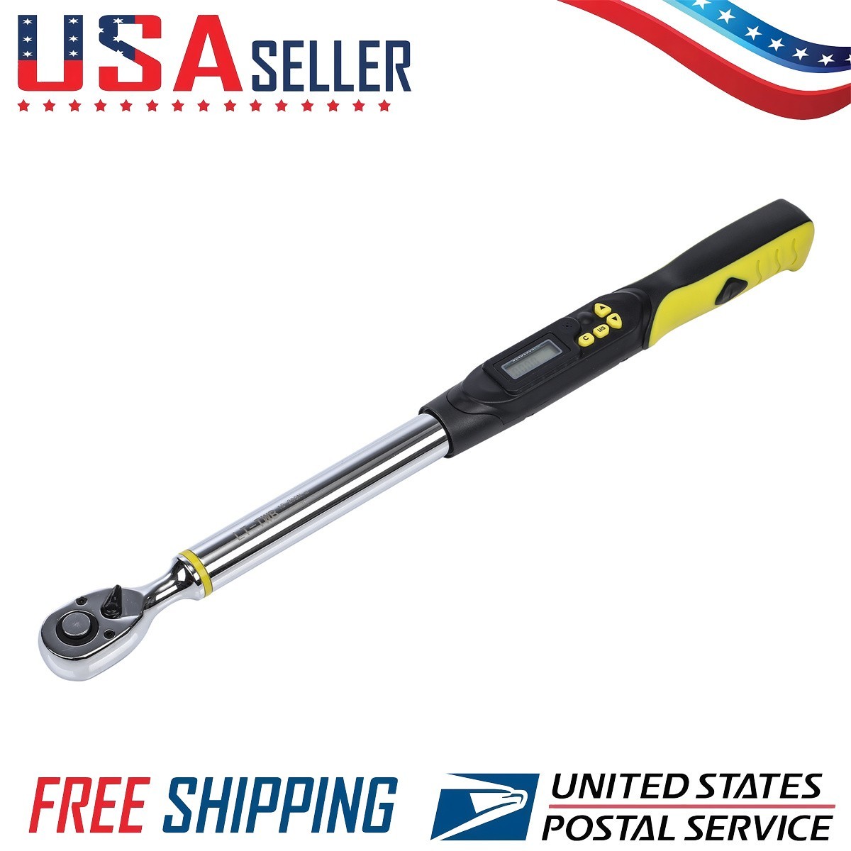 Digital torque tool 1/2" 2 x keys W/ Buzzer LED Flash Adjustable 10-200Nm NEW