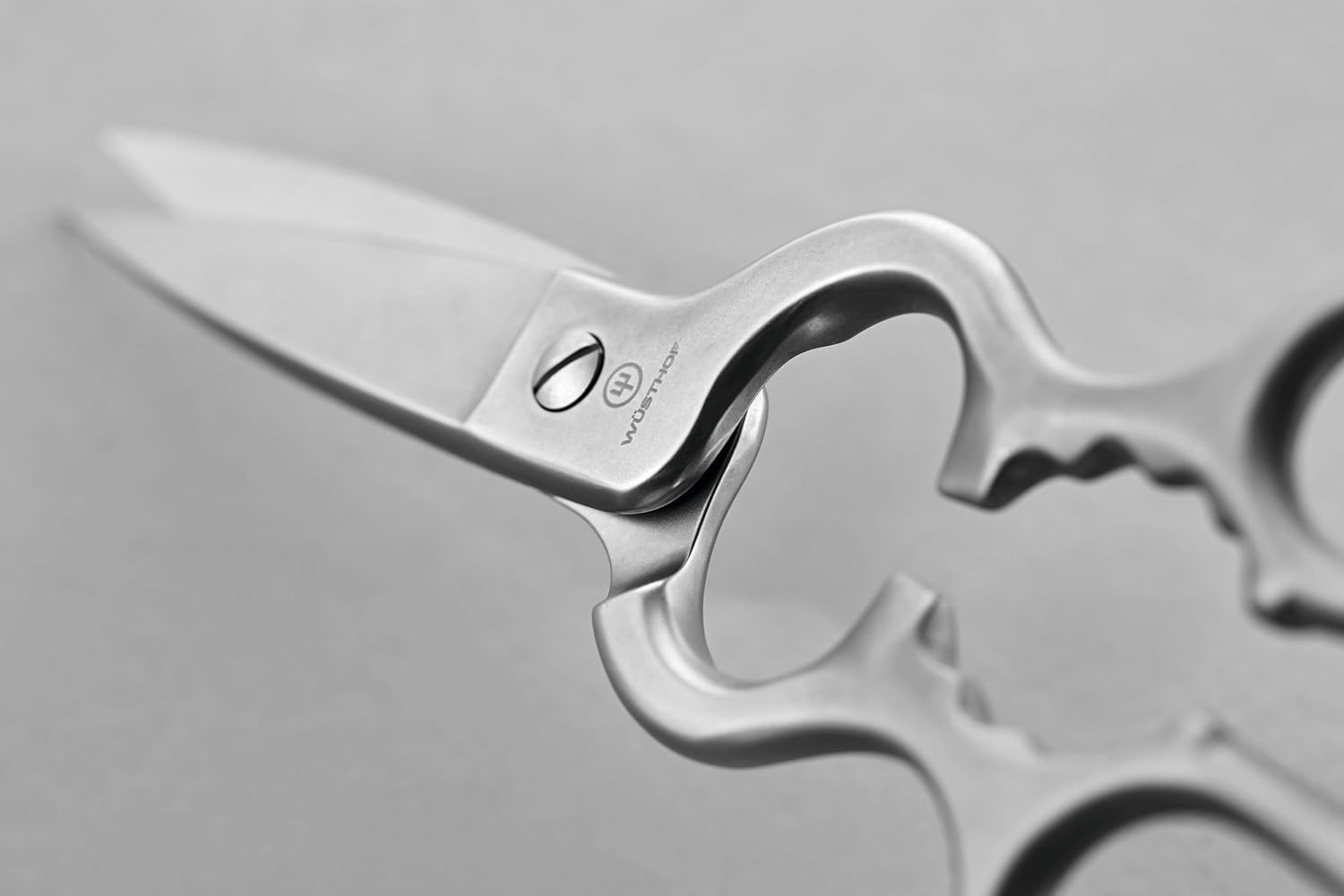 WÜSTHOF 8.5" Brushed Stainless Kitchen Shears Come-Apart Multi-Purpose Tool