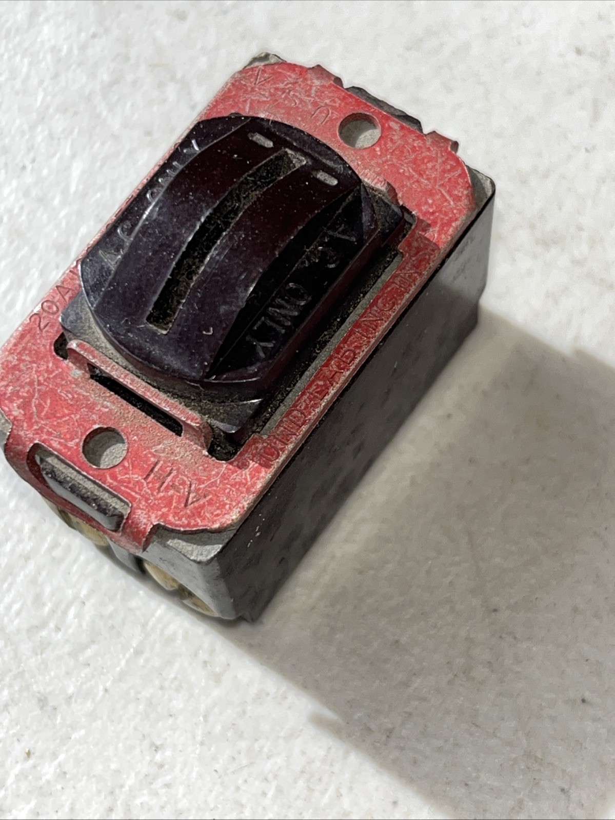 Cooper Arrow Hart DESPARD 20A Brown  Not Push Button Light Switch Mid Century MC
