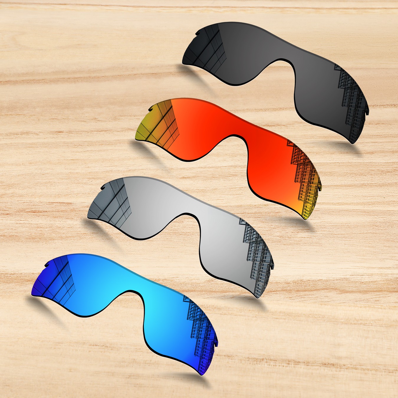 Replacement Lenses for Oakley RadarLock Path Asian Fit OO9206 100% POLARIZED