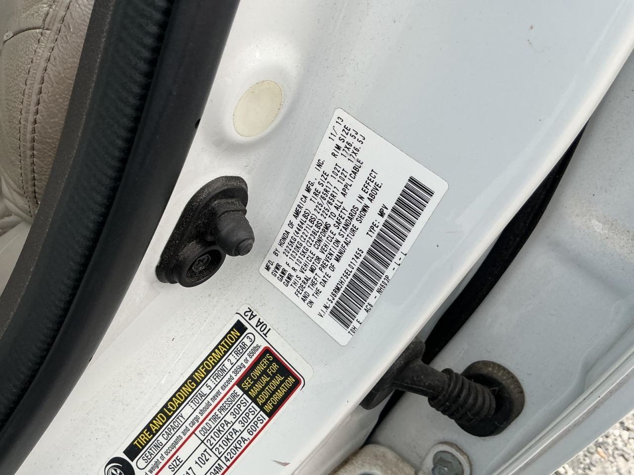 CR-V 2014 Glove Box 4993130