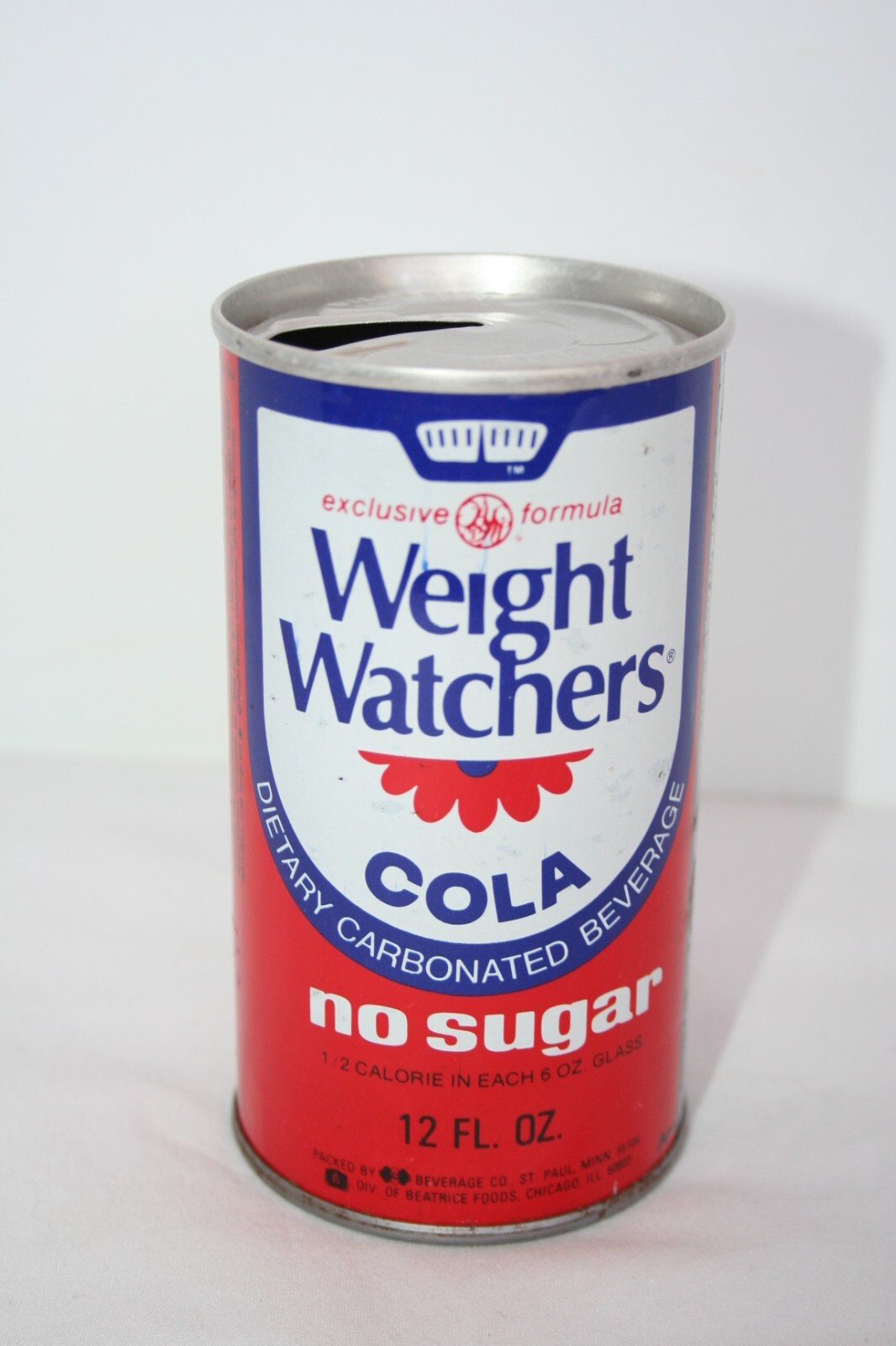WEIGHT WATCHER COLA Soda Can 12 oz. Tab (1976) Pull Tab