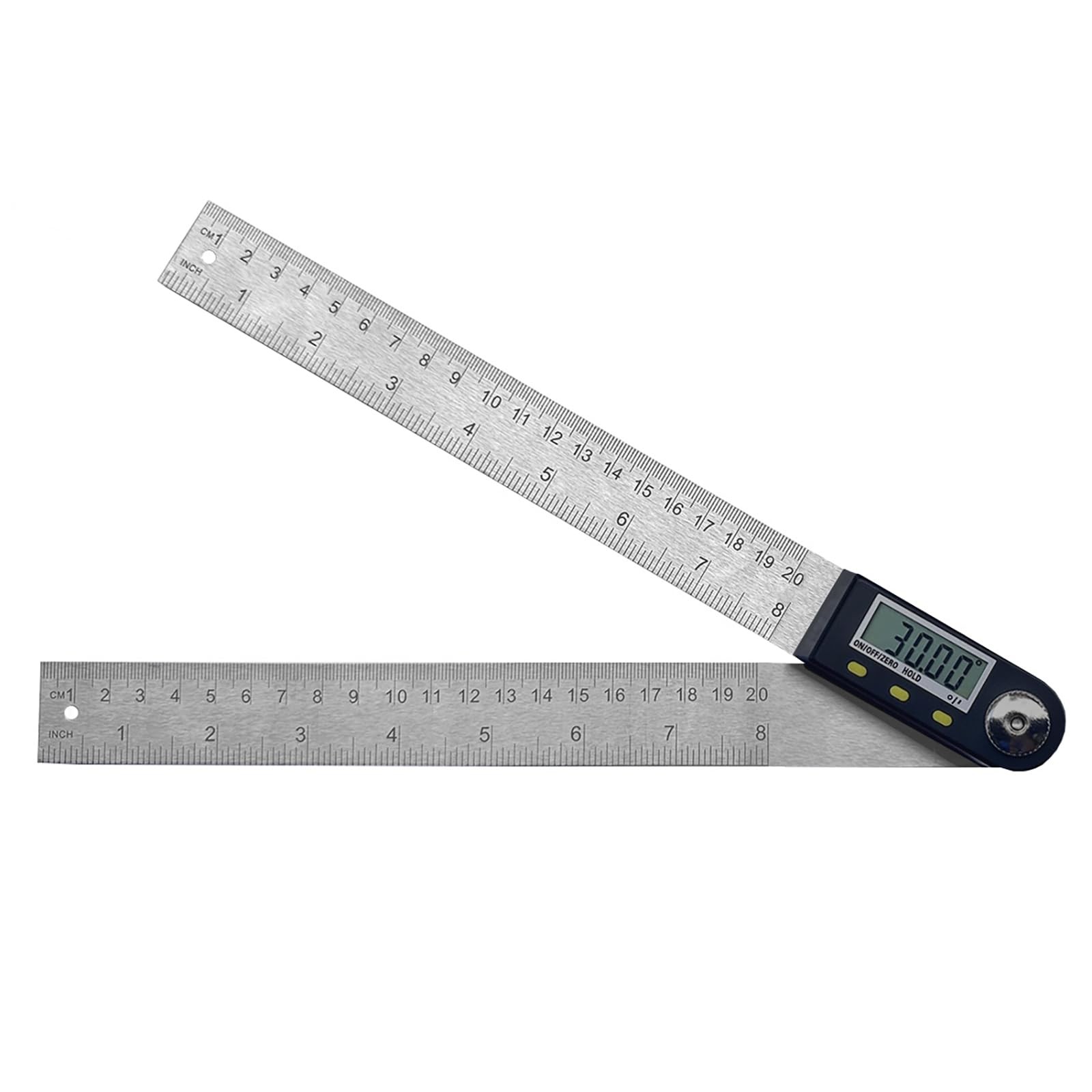 8 Inch Digital Angle Finder, JYEASTZ Stainless Steel Protractor 8inch