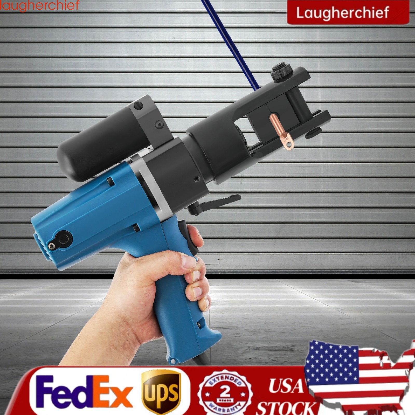 11 Molds Electric Hydraulic Crimping Tool Kit Lug Crimper Wire Lugs Crimping Kit