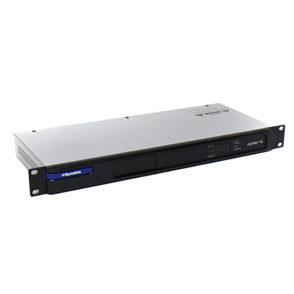 Symetrix Jupiter 8 Digital Signal Processor 8x8 Mic Line Audio DSP Rack Mount