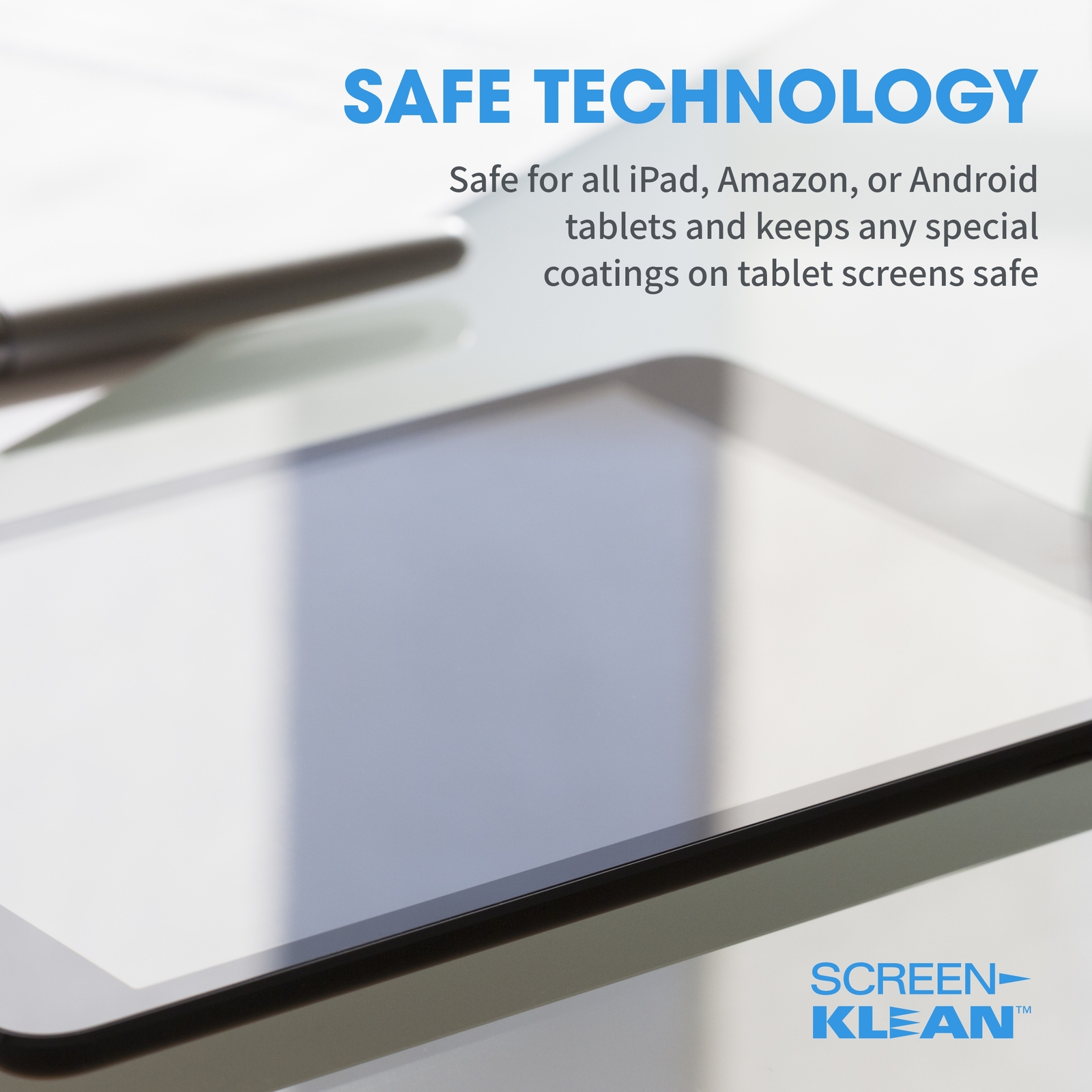 CarbonKlean ScreenKlean Tablet Cleaner Carbon Microfiber Injected Black 1 Count