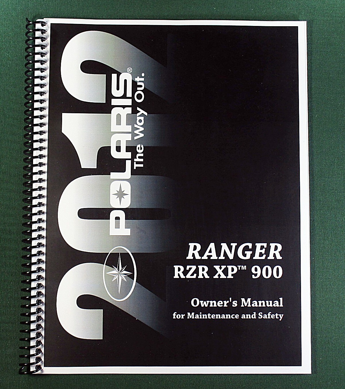 2012 Polaris Ranger RZR XP 900 Owner's Manual: 139 Pages & Protective Covers!