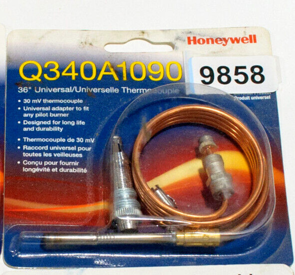 - Lot of 6 - Honeywell Q340A1090 Universal Thermalcouple 36"
