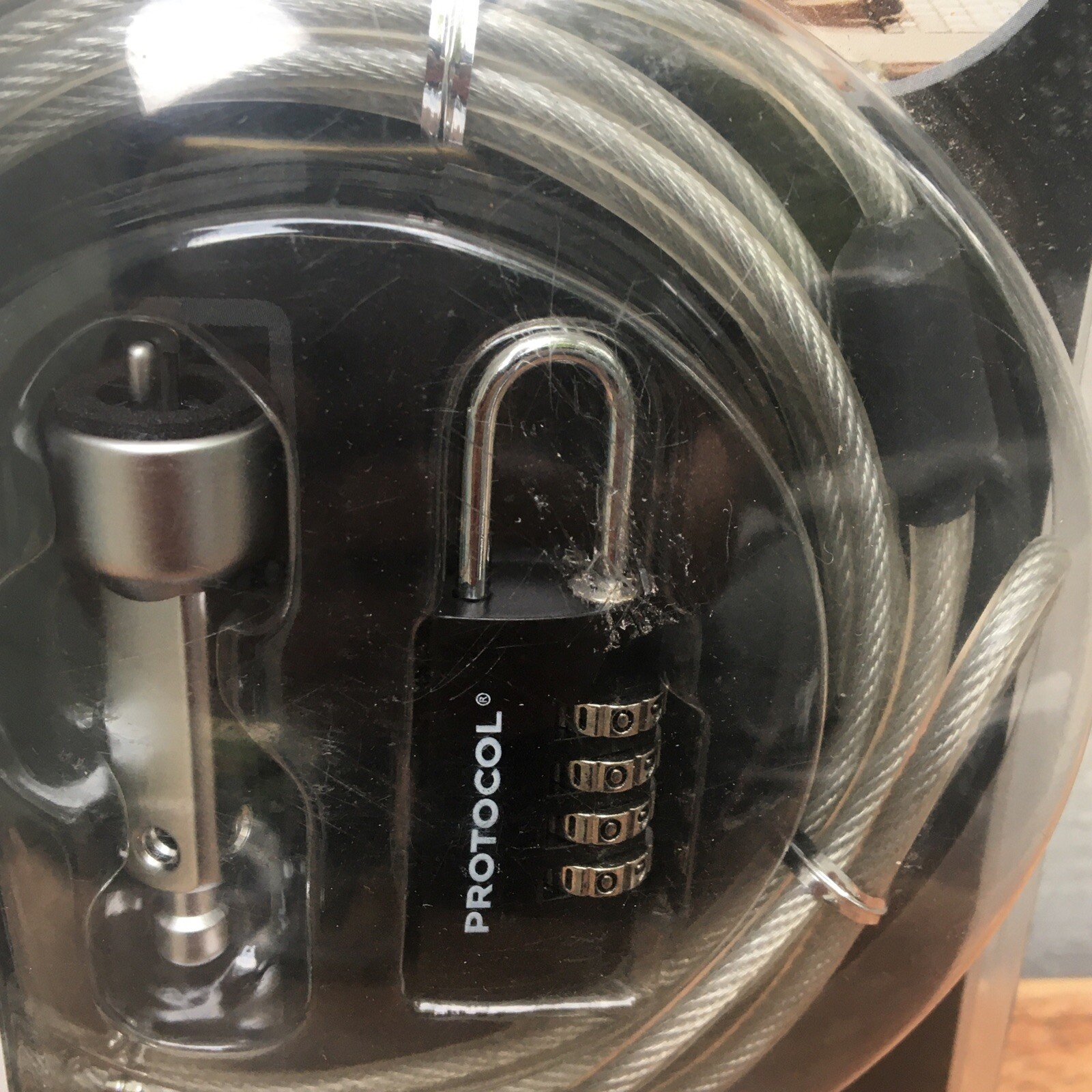 Protocol Laptop Security Lock Anti-Theft Combination Lock NIB 3979-7 Ashley Co.