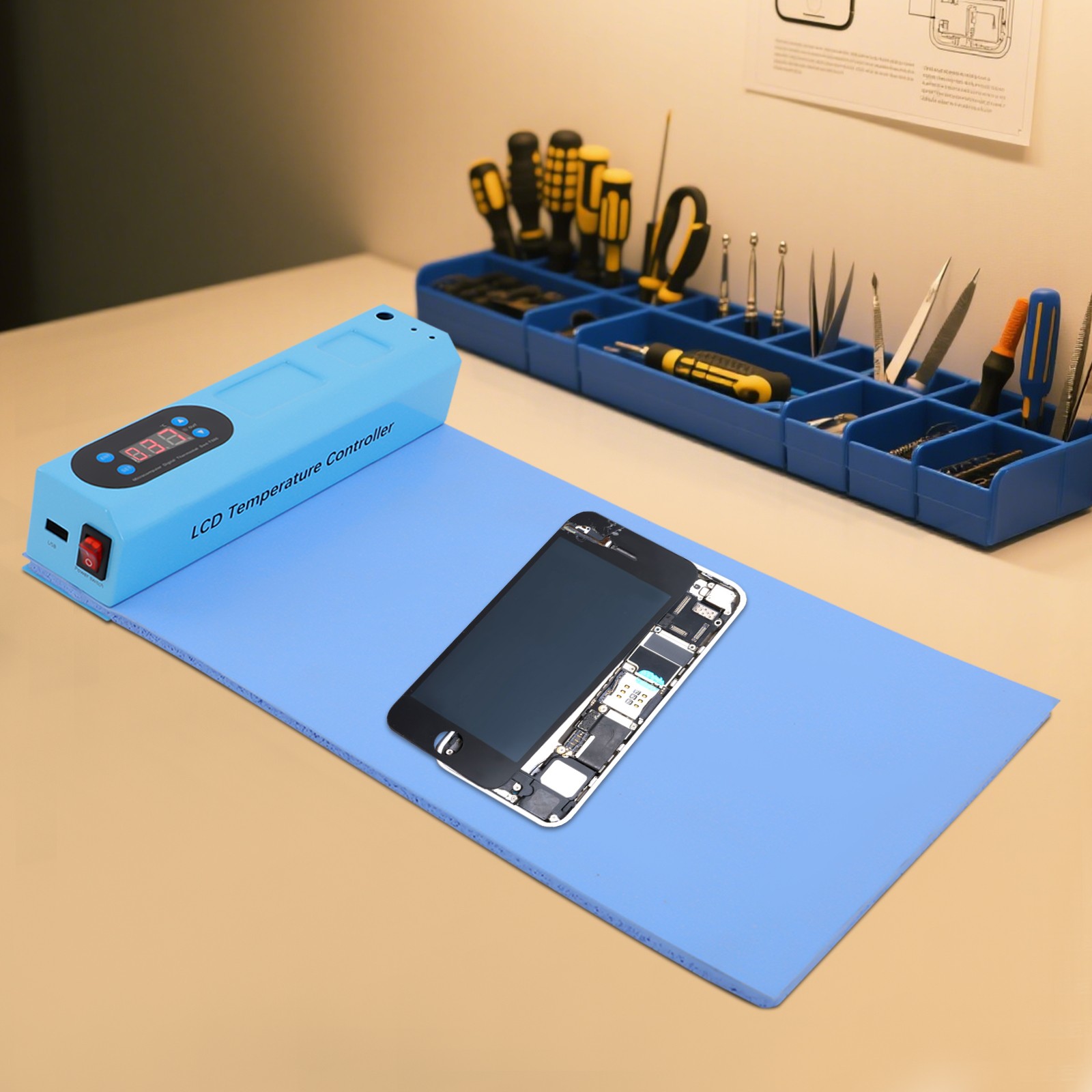 CPB LCD Screen Separator Heating Pad for iPad & iPhone Screen Repair Machine NEW