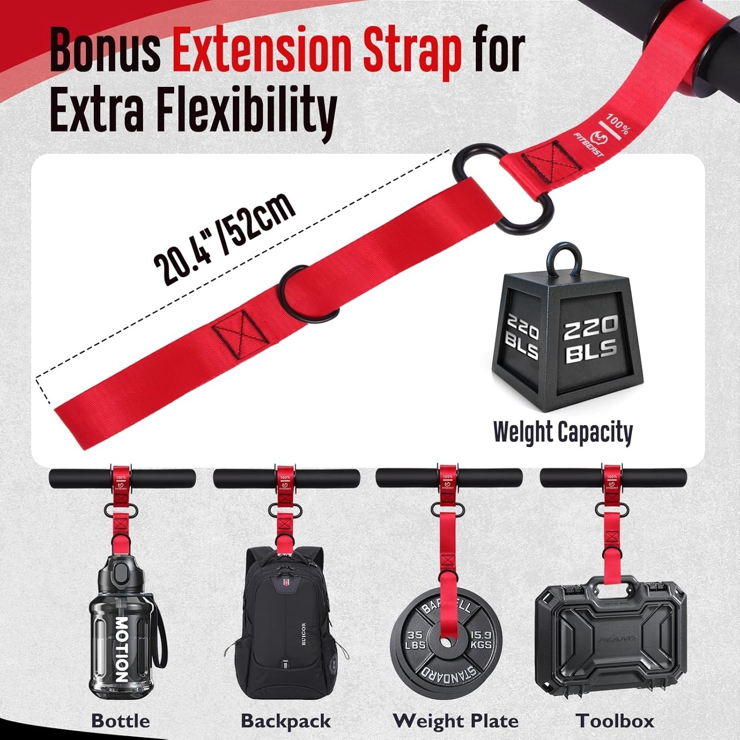 FitBeast Forearm Strengthener & Forearm Exerciser Wrist Roller with Thicker