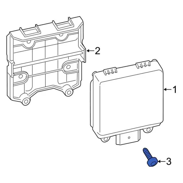 Genuine Ford Blind Spot Detection System Warning Sensor Bolt W505563-S437