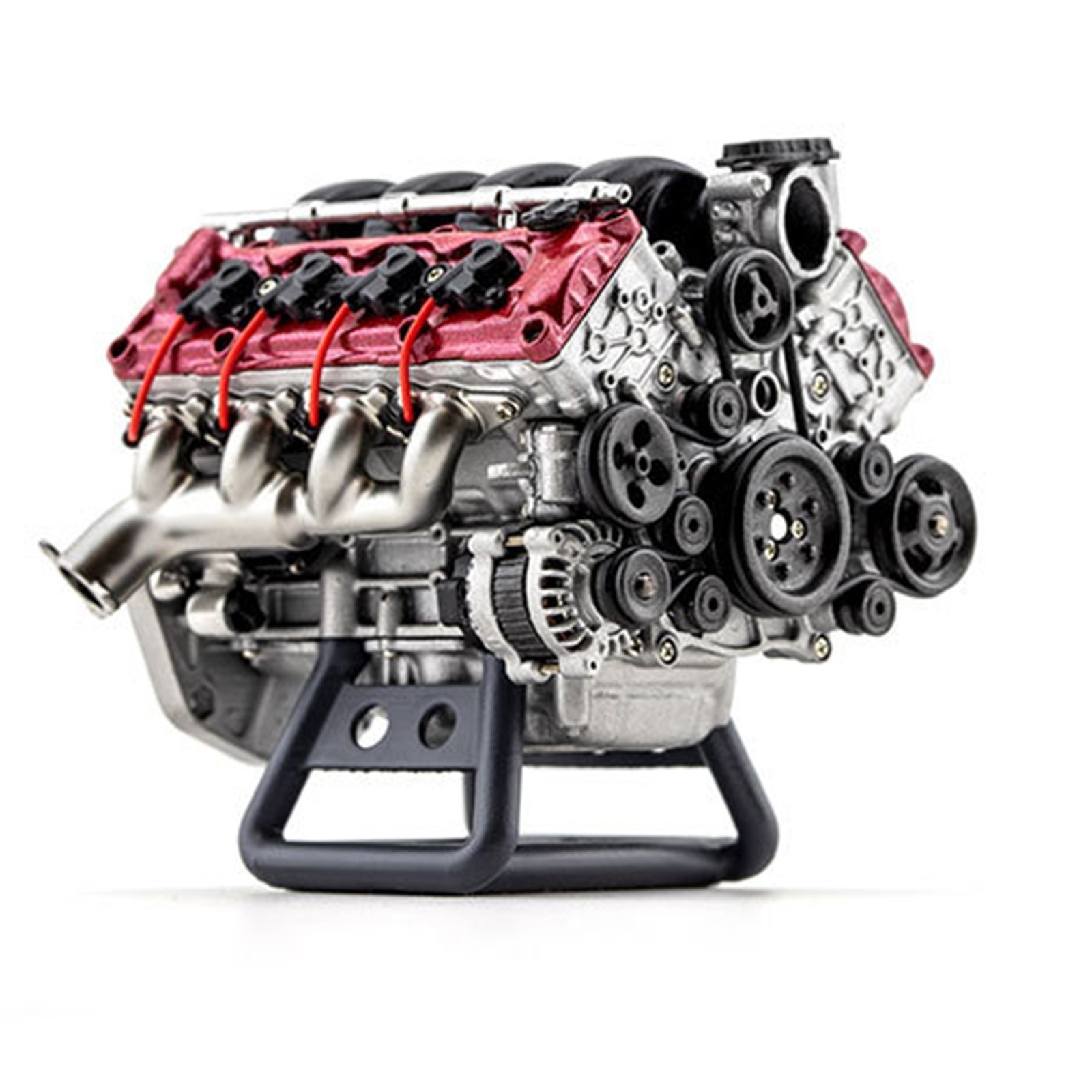 For Adults V8 Engine Full Assembly Model Kit Internal Combustion DIY Hobby USA