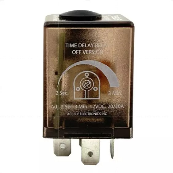 Accele BU-509TD 30 Amp Programmable Time Delay Relay with adjustable Timing Off