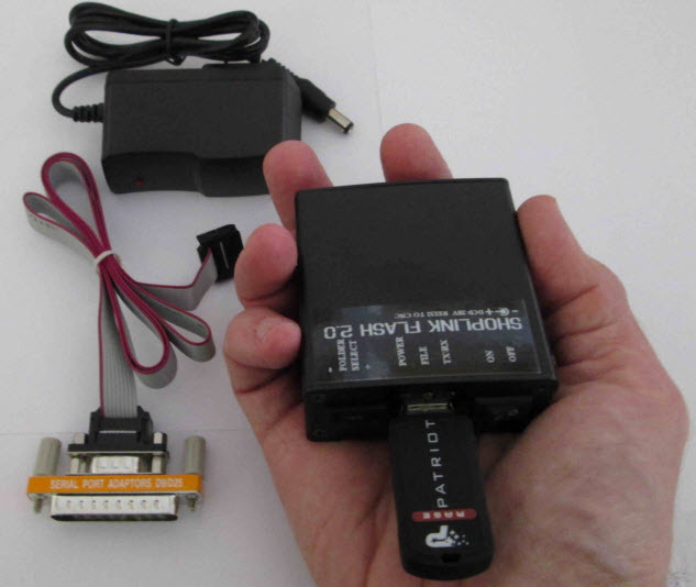 Fanuc USB FLASH memory upgrade for Fanuc CNC, Read-Punch-Drip feed thru RS232